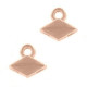 Cymbal ™ DQ metal bead ending Komia for Matubo GemDuo - Rose gold